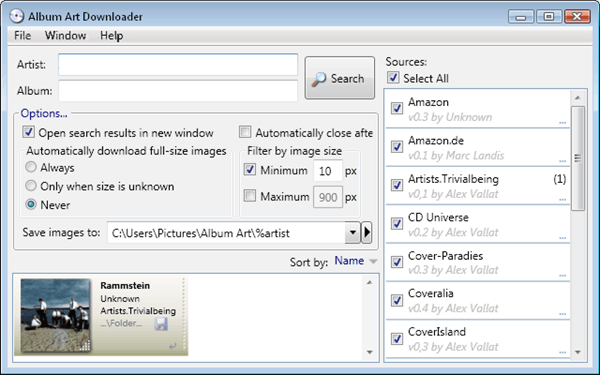 Album Art Downloader
