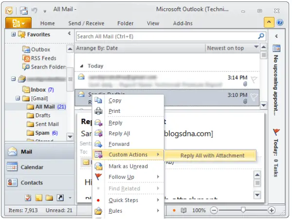 Outlook 2010 Reply All with Attachment