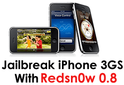 Redns0w 0.8 to Jailbreak iPhone 3GS 3.0