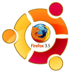 Ubuntu Firefox 3.5 Logo