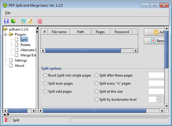 PDFsam Split & Merge PDF Documents