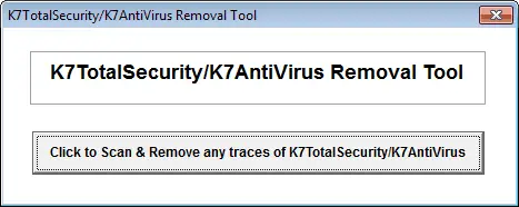 K7 TotalSecurity & K7 Antivirus Remover