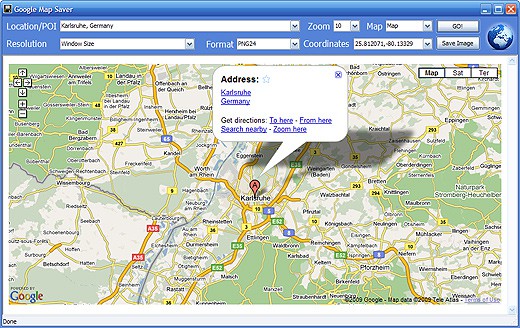 Google Map Saver