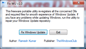 Fix WU Utility v1.0