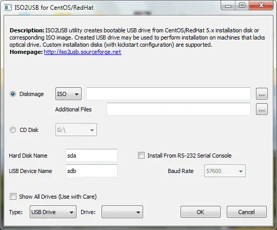 ISO2USB For CentOS & Redhat