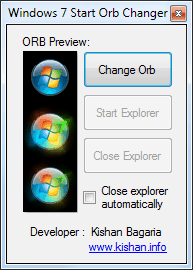 Windows 7 Start Orb Changer