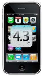 iPhone 3G iOS 4.3