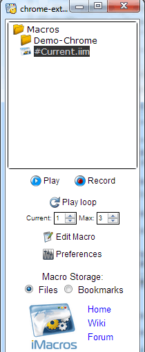 iMacros for Chrome 3