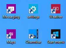 Metro App Shortcut on Desktop