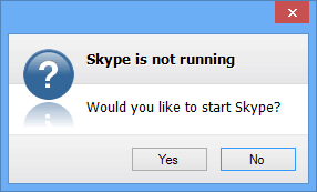 Skype Not Running