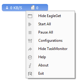 TaskMonitor Options