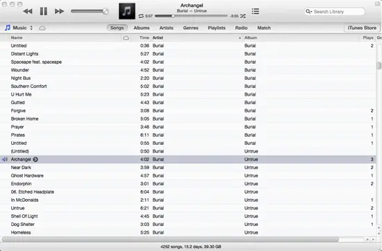 Weightless iTunes 11 Skin