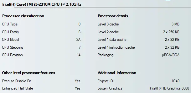 Intel Processor Identification Utility 5