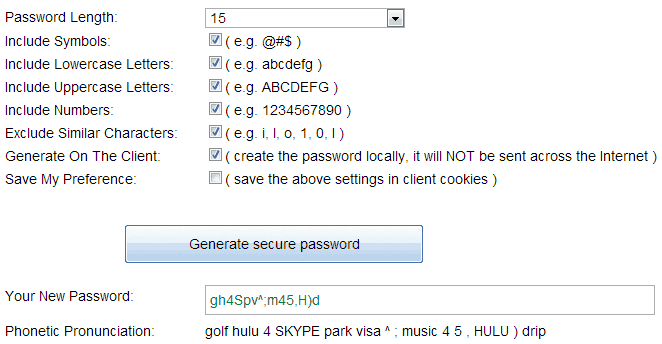 Password Generators 2 Secure Password Generator