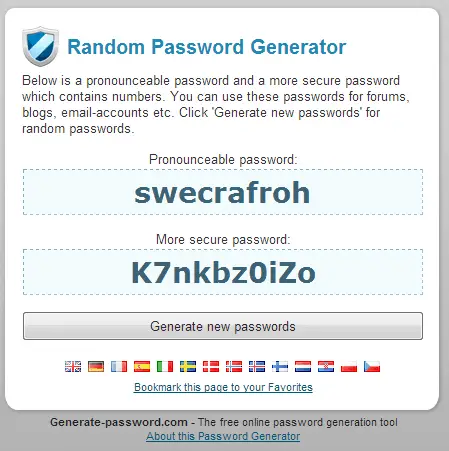 Password Generators 4 Random Password Generator