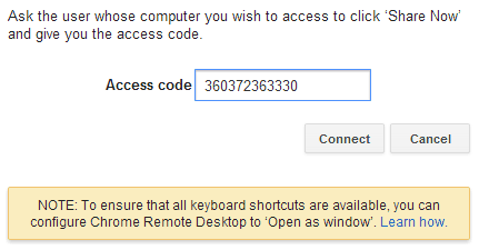 Chrome Remote Desktop 5