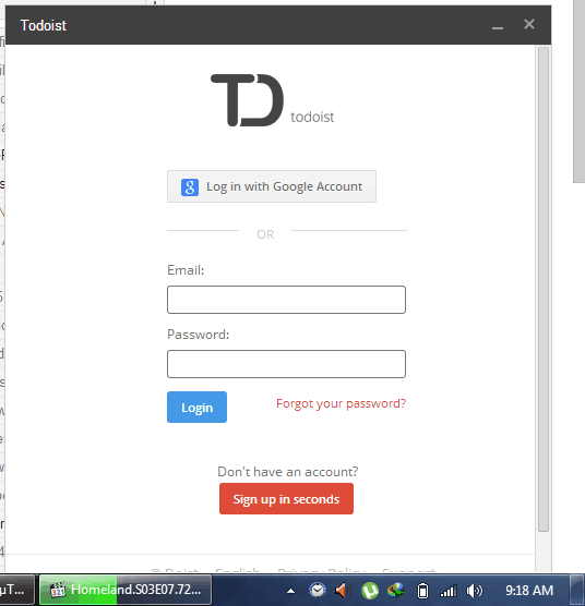 Todoist Chrome Extension 2