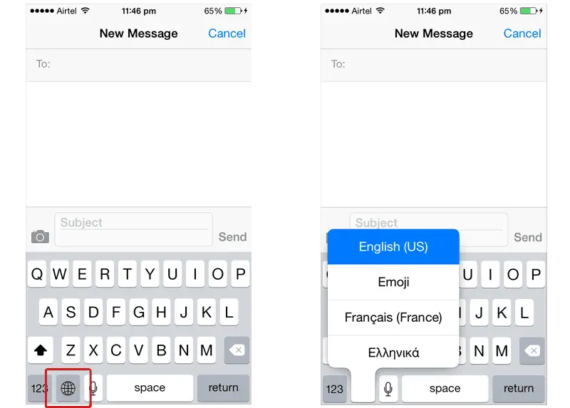 Switch Between Languages On iPhone