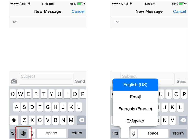 Switch Between Languages On iPhone