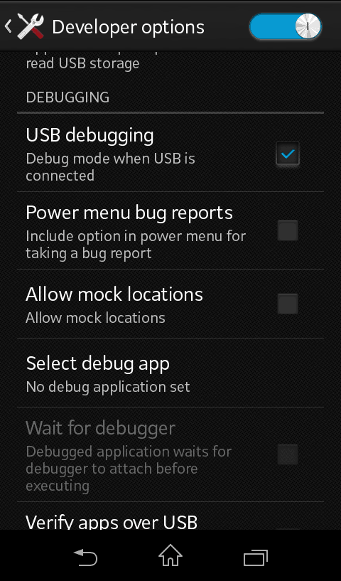 USB-Debugging