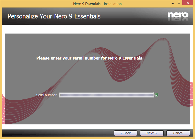 nero serial number key