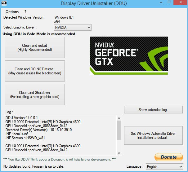 Unable to connect to NVIDIA