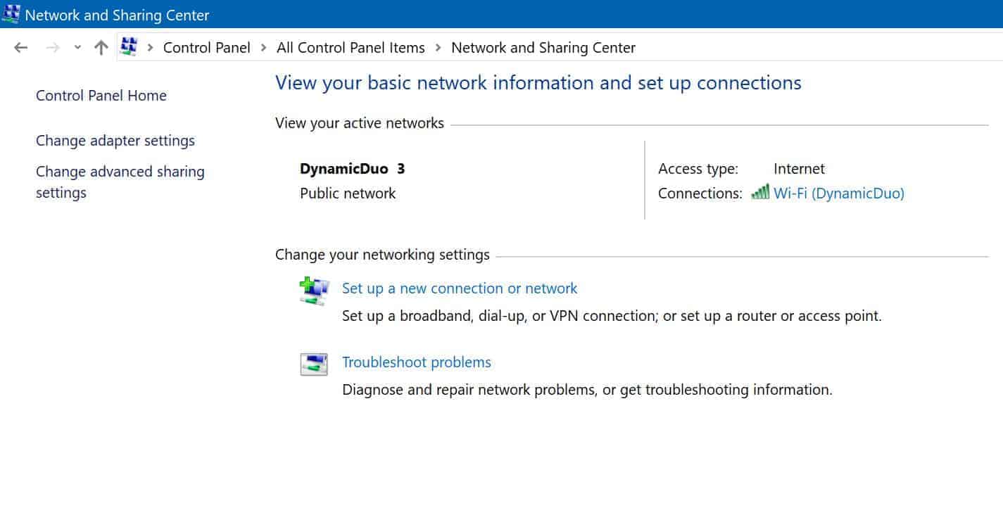 Wi-Fi doesn’t have valid IP configuration