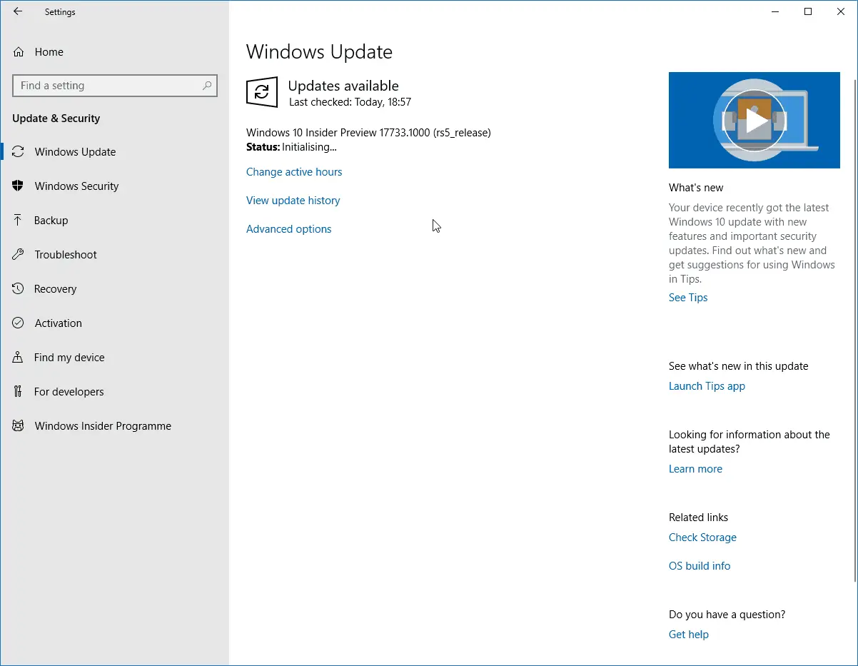 Windows 10 Insider Signup
