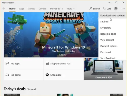 Microsoft Store - Download and updates
