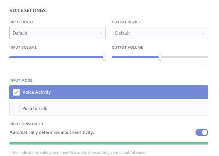 Reset Discord Voice Settings