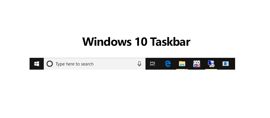 Windows 10 Taskbar