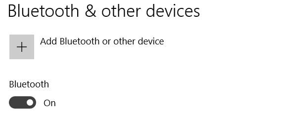 Bluetooth turn off turn on