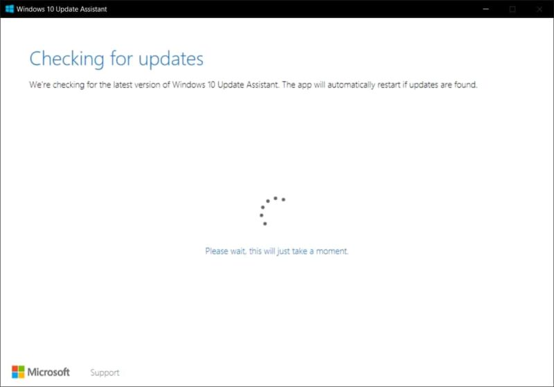 Windows 10 Update Assistant