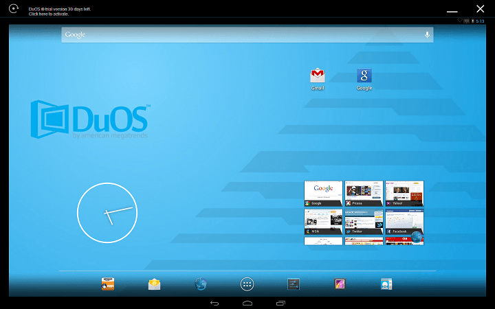 AMIDuOS - Android Emulator for Windows 10