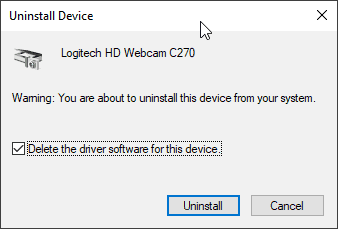 Delete Driver-Uninstall Device