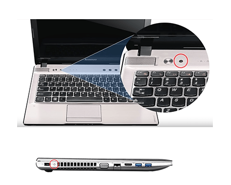 Lenovo Laptop OneKey Recovery Key Location