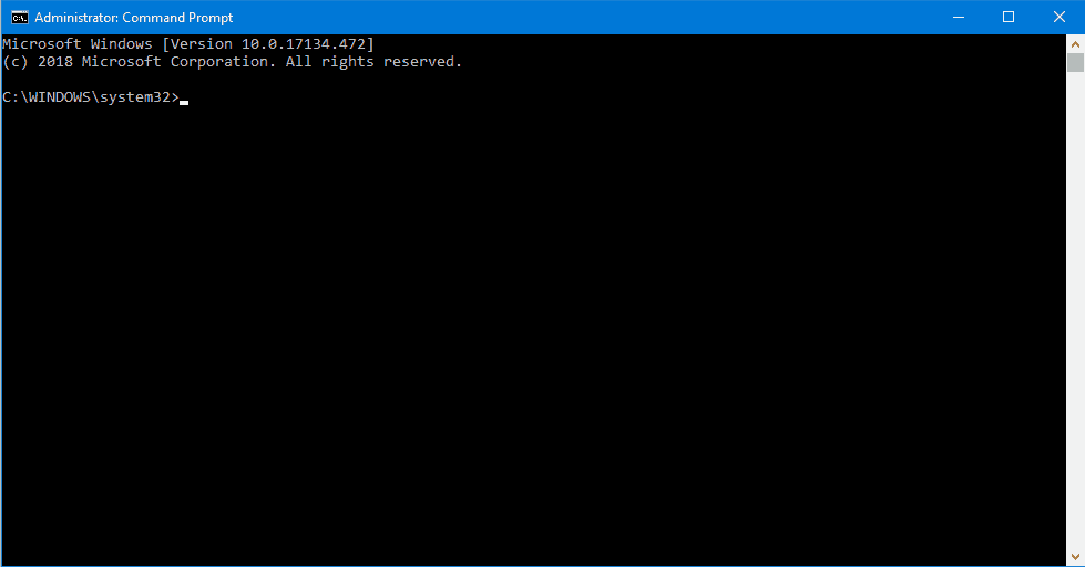 Command Prompt Window