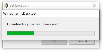 Downloading Images WinDynamicDesktop