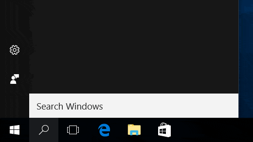 Windows 10 Search Bar