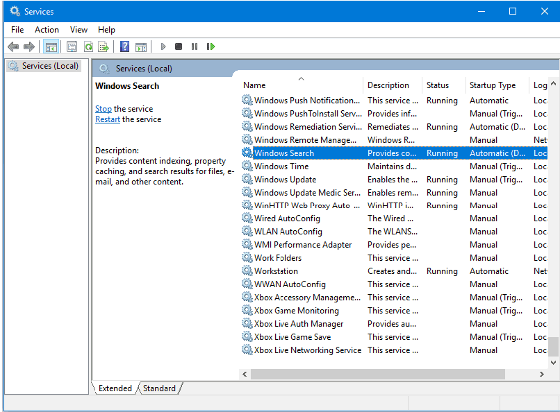 Windows Search Service