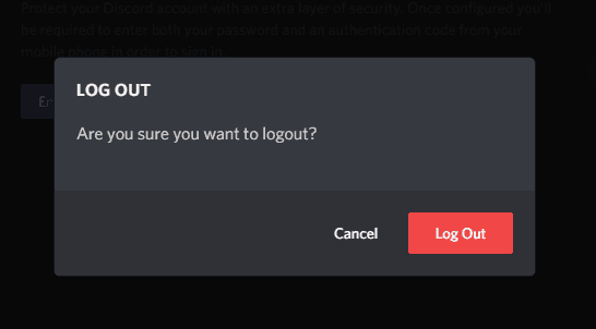 Discord Logout