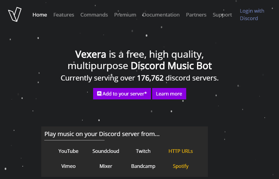 Vexera -The best high-quality Discord music bot
