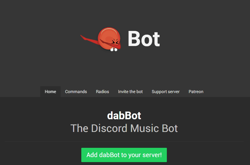dabBot - The Discord Music Bot