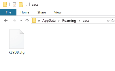 keydb.cfg file in aacs folder
