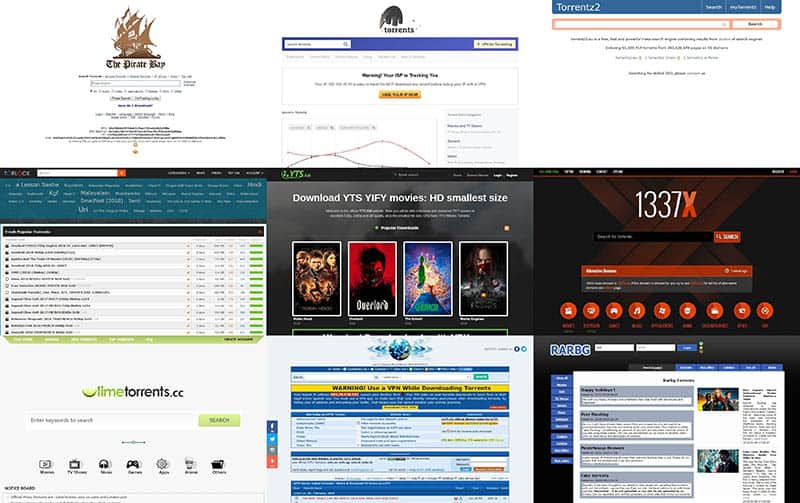 Top Torrent Sites List