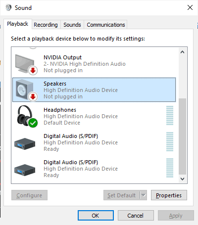 Use headphone and speaker together Windows 10 