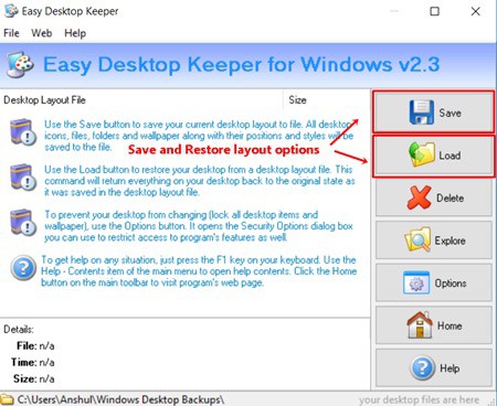 Easy Desktop Keeper