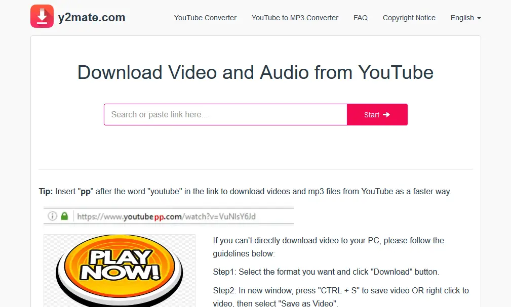 Download Video and Audio from YouTube