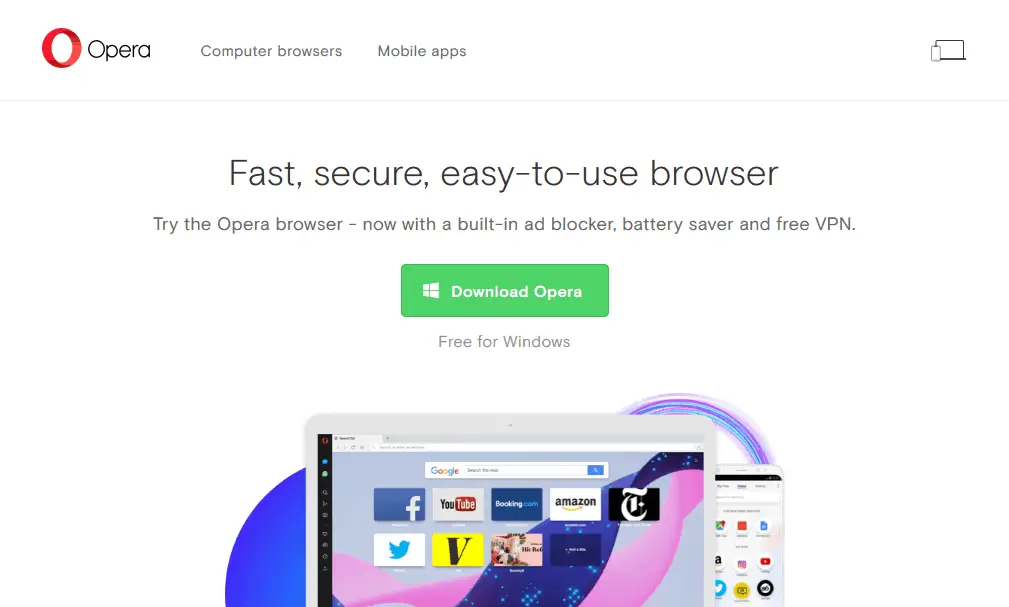 Opera Browser Faster, Safer, Smarter Web Browser Opera