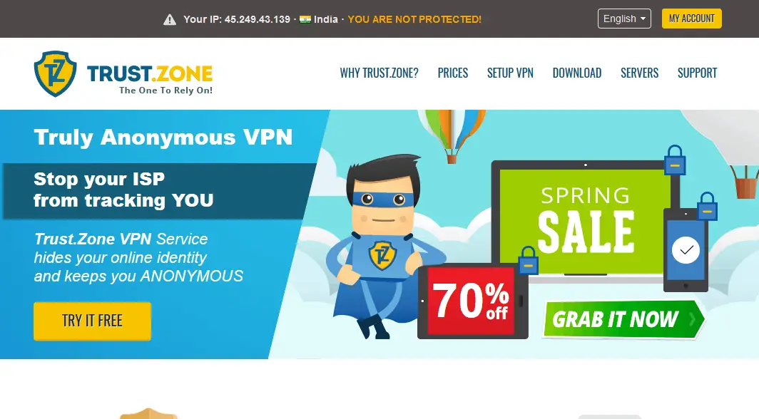 Trust Zone - The One To Rely On - Trusted VPN Service